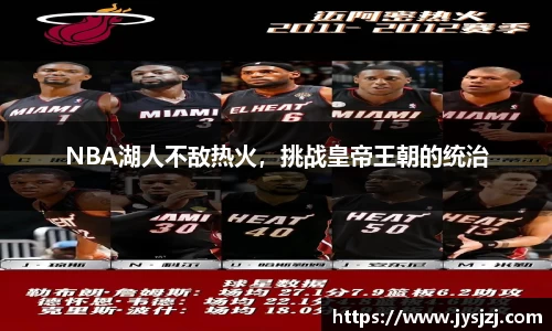 NBA湖人不敌热火，挑战皇帝王朝的统治
